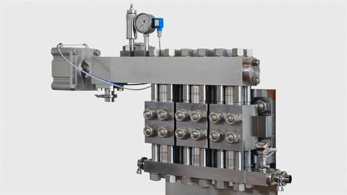 Homogenizer Compression Block